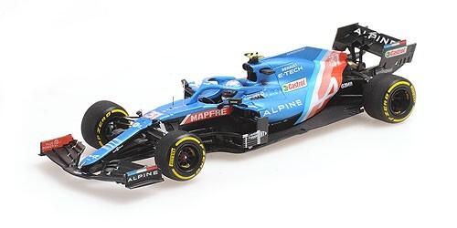 1:43 ALPINE A521 ESTEBAN OCON BAHRAIN 2021 1/43 • MINICHAMPS 417210131 - Afbeelding 1 van 1