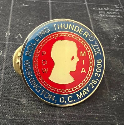 2006 Washington DC POW MIA Rolling Thunder Pin