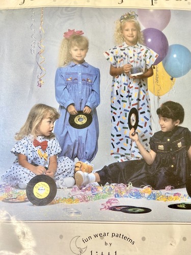 NIP Vintage 1990 Jessica's Jumpsuit Sewing Pattern Sizes 5-7 Assorted Styles - Picture 5 of 7