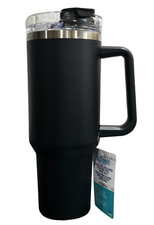 Splash Double Wall Insulated Stainless Steel Bottle Mug (40 oz) Black