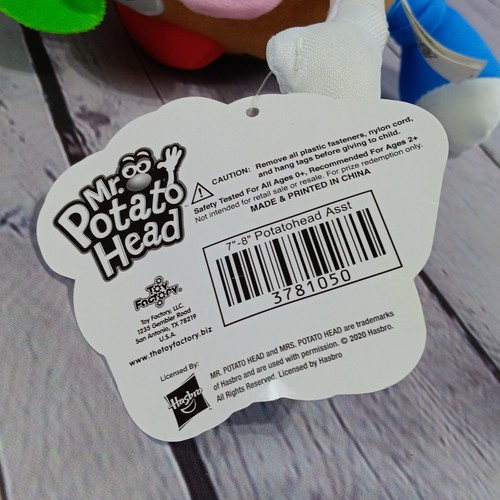Mr Potato Head Plush Toy Factory Hasbro Stuffed Toy Doll 8 inch NWT New Rare - Picture 9 of 11