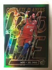 2019-20 Panini Donruss Basketball Complete Players Green Flood  Joel Embiid #15