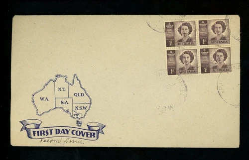 Postal History Australia #215 FDC Royalty Princess Elizabeth II 1948