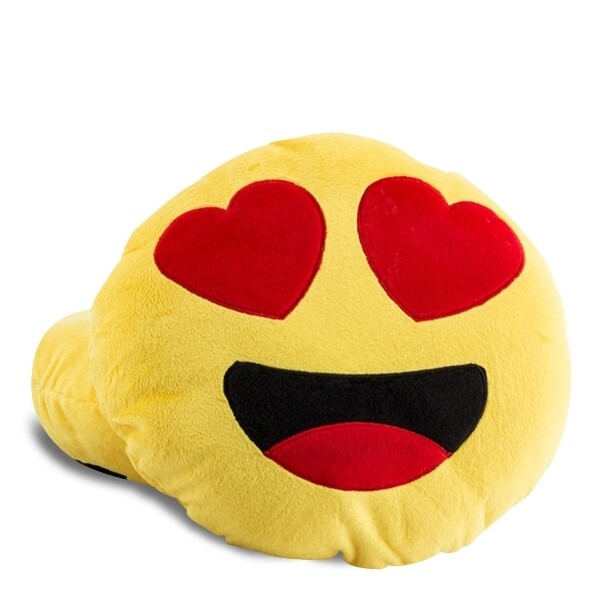 Coussin smiley amoureux oreiller decoratif lit enfant émoticône coeur