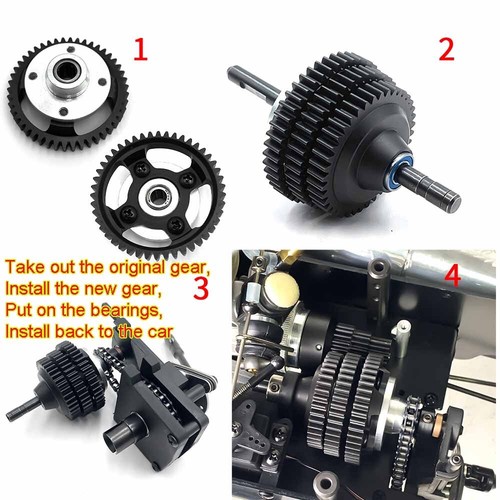 RCBATER Steel Gear Clutch Set For RC 1/8 Kyosho Mad Force Kruiser 2 speed 3Speed - Picture 7 of 10
