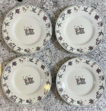 Disney WINNIE THE POOH Dinner Plates 11" Set of Four 4