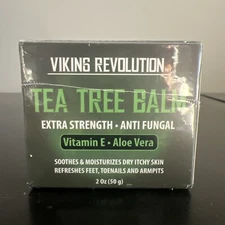 Viking Revolution Tea Tree Balm Anti Fungal for Itchy Skin - 2 oz Exp 1/2027 NEW