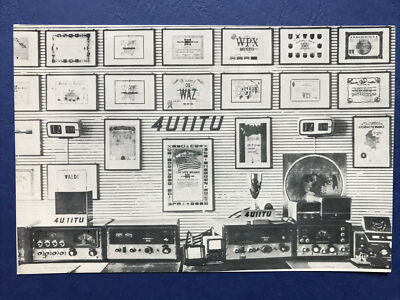 QSL-Karte 4U1ITU GENEVA SWITZERLAND SCHWEIZ   