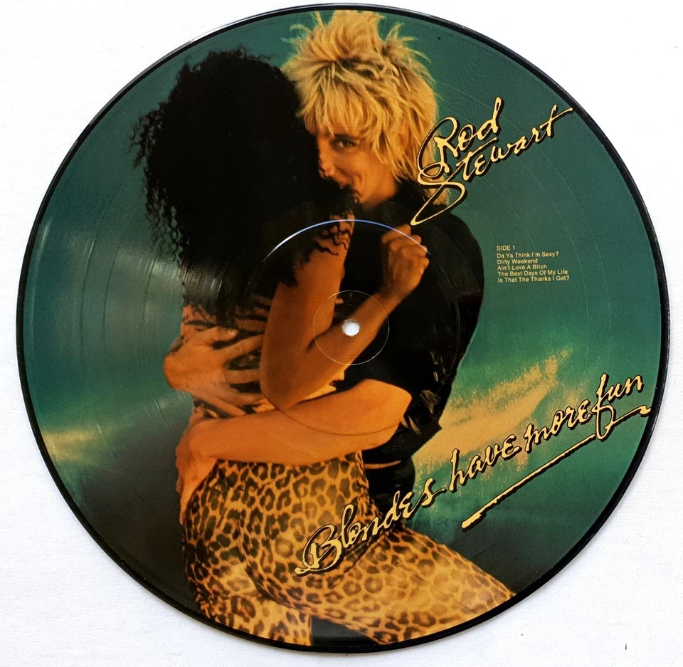 Rod Stewart –Blondes Have More Fun-Picture Disc LP 1978 Warner USA – BSP 3276 - Image 2 of 4