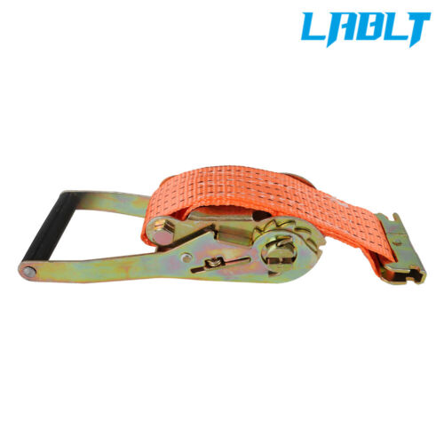 Paquete de 4 correas de trinquete de poliéster E-Track LABLT de alta resistencia de 2" x 15' 4400 lb - Imagen 6 de 11