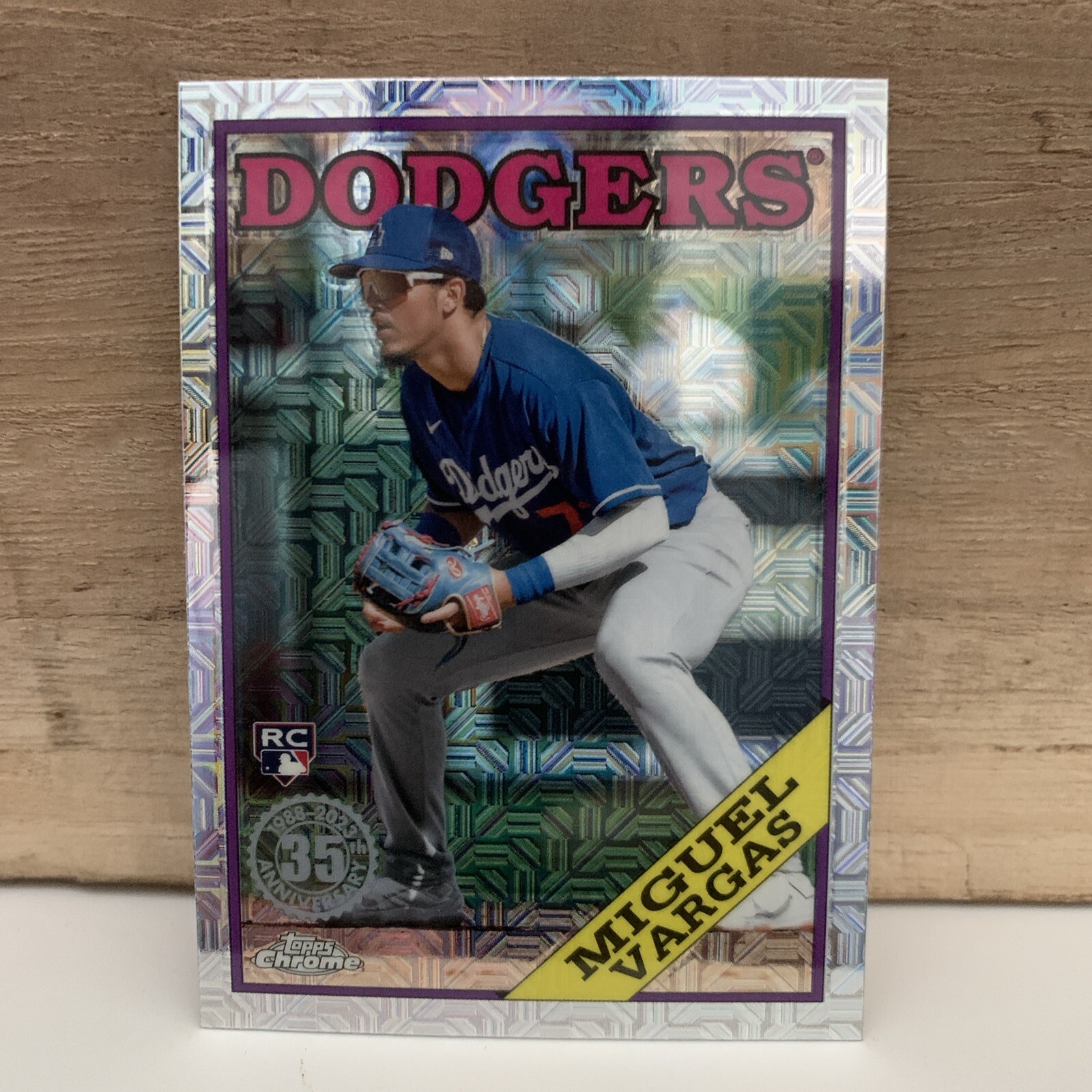 2023 Topps Chrome Miguel Vargas Silver Pack Mojo Rookie RC #T88C-48 Dodgers
