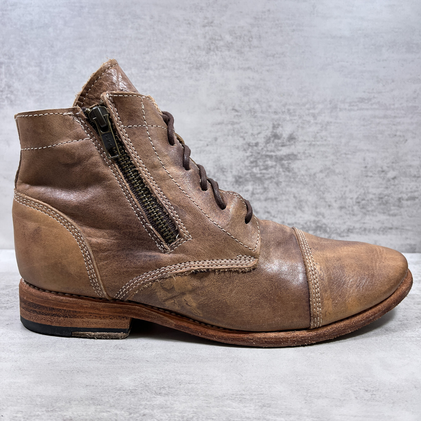 Bed Stu Bonnie Cobbler Series Leather Ankle Boots - Women's Size 7.5 ...