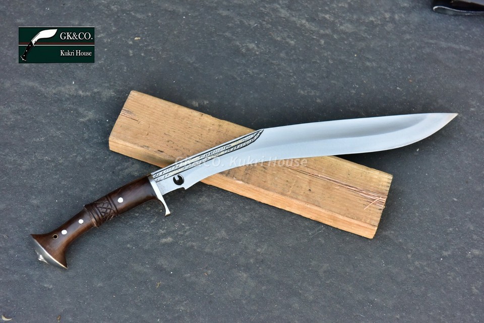 18 inches Blade Cheetlange Full Tang with Guard Handle Khukuri Handmade ...