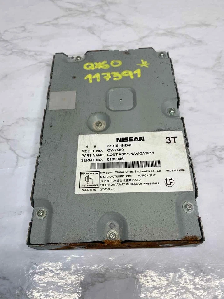 Infiniti QX60 driver assist 2017 navigation control module unit OEM 259154HB4F - Imagem 2 de 4