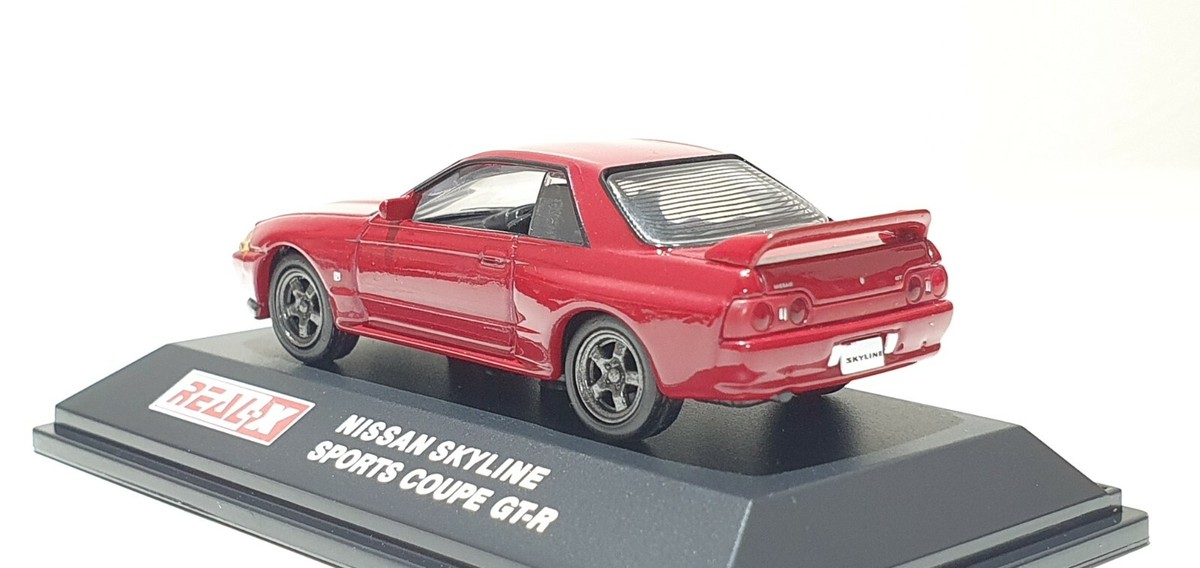 Real-X 1/72 NISSAN SKYLINE GT-R BNR32 R32 RED diecast car model | eBay