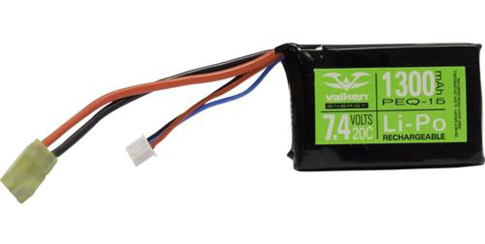 Valken Energy LiPo 7.4v 1300mAh PEQ-15 Airsoft Battery