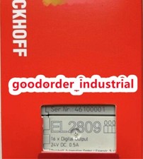 New In Box BECKHOFF EL2809 PLC Module EL2809 ...