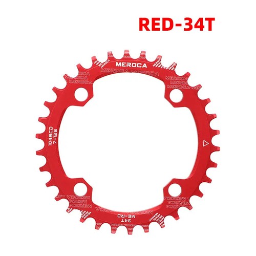 104BCD MTB Chainring Round Narrow Wide 32T 34T 36T 38T Mountain Bike Chainwheel - Picture 12 of 31