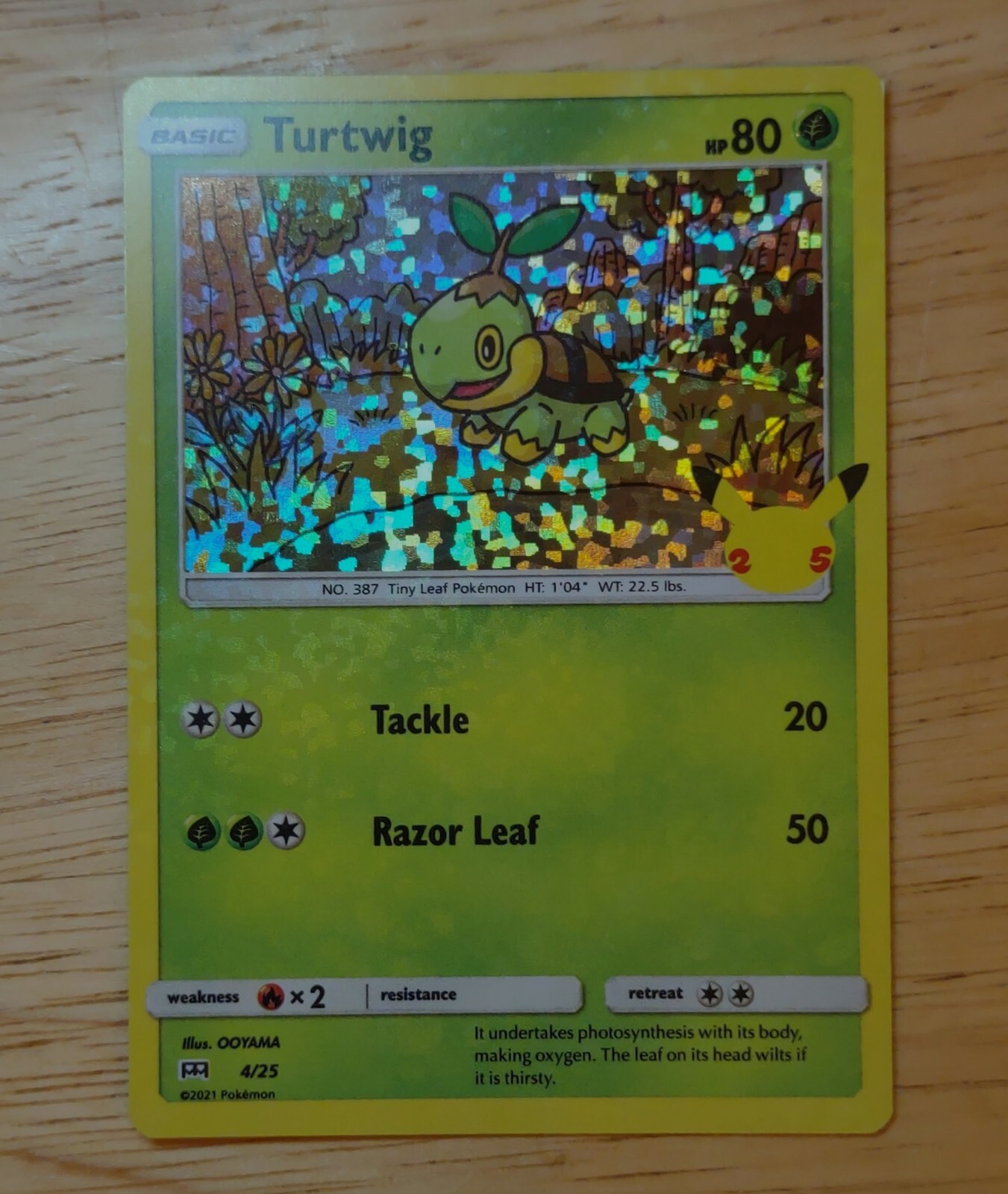 McDonald's Pokémon TCG Turtwig Card (Halo Variant) | eBay