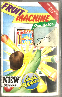 Fruit Machine Simulator - Cassette Commodore 64 Code Masters published 1986 Used