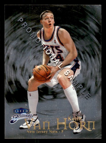 1998 Fleer Brilliants Keith Van Horn [Blue] #61 card