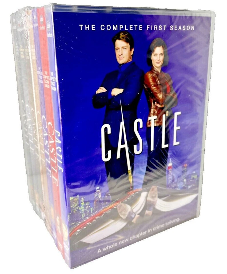 Castle Complete Series Season 1-8 DVD Set New - Imagem 2 de 2