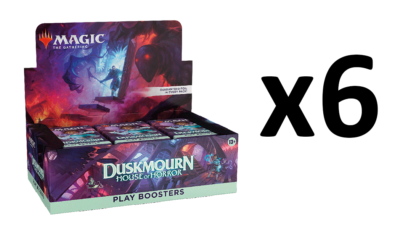 Magic MTG Duskmourn PLAY Booster 6-Box CASE SEALED IN HAND! | eBay