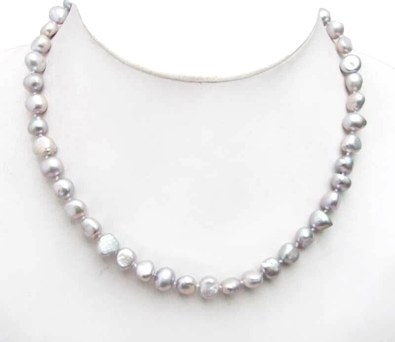 Посеребренные модные ожерелья и кулоны на Удачу с жемчугом