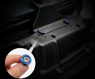 40PC JDM Billet Aluminum Fender Bumper Washer Bolt Engine Bay - Foto 3