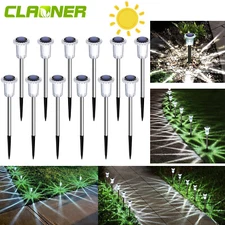 12pack Solar Garden Lights Outdoor Waterproof Landscape LED light Path Yard Lamp