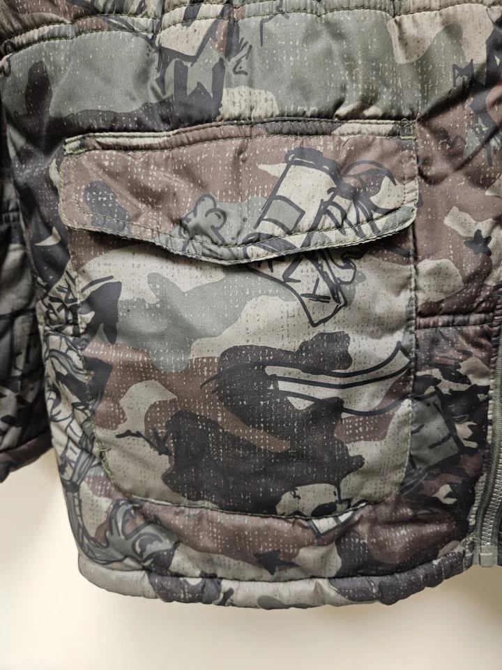 Athletec камуфляжная куртка для мальчиков размер XL 14/16 флисовая подкладка - Изображение 3 из 4