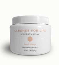 ISAGENIX Cleanse For Life Peach Mango Flavor 3.4OZ Exp 06/26 Free Shipping