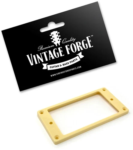 CREAM FLAT HUMBUCKER PICKUP RING SLANTED (5/7MM) FOR EPIPHONE GUITAR *NEW*