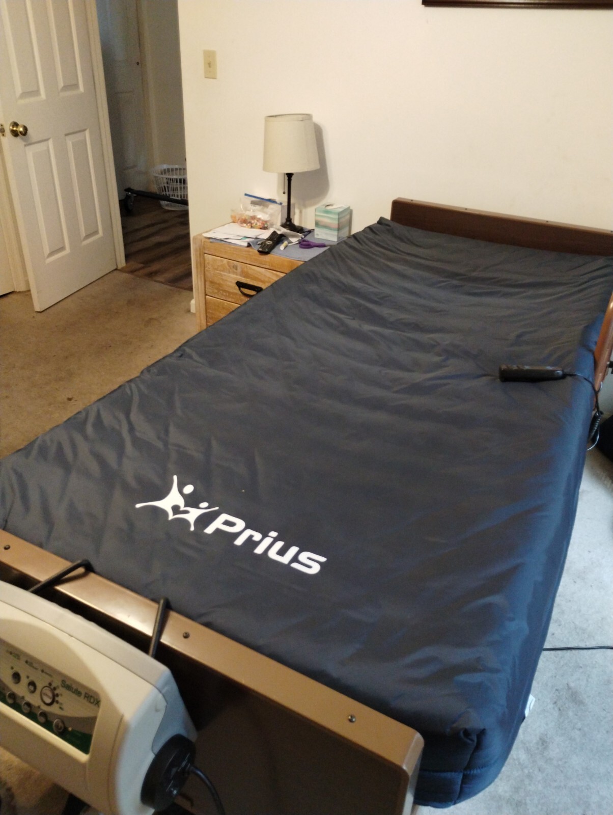 Medline Medical Semi Electric Homecare Hospital Bed With mattress and