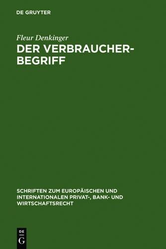 Thumbnail - Fleur Denkinger Der Verbraucherbegriff (gebundene Ausgabe) (us Import)