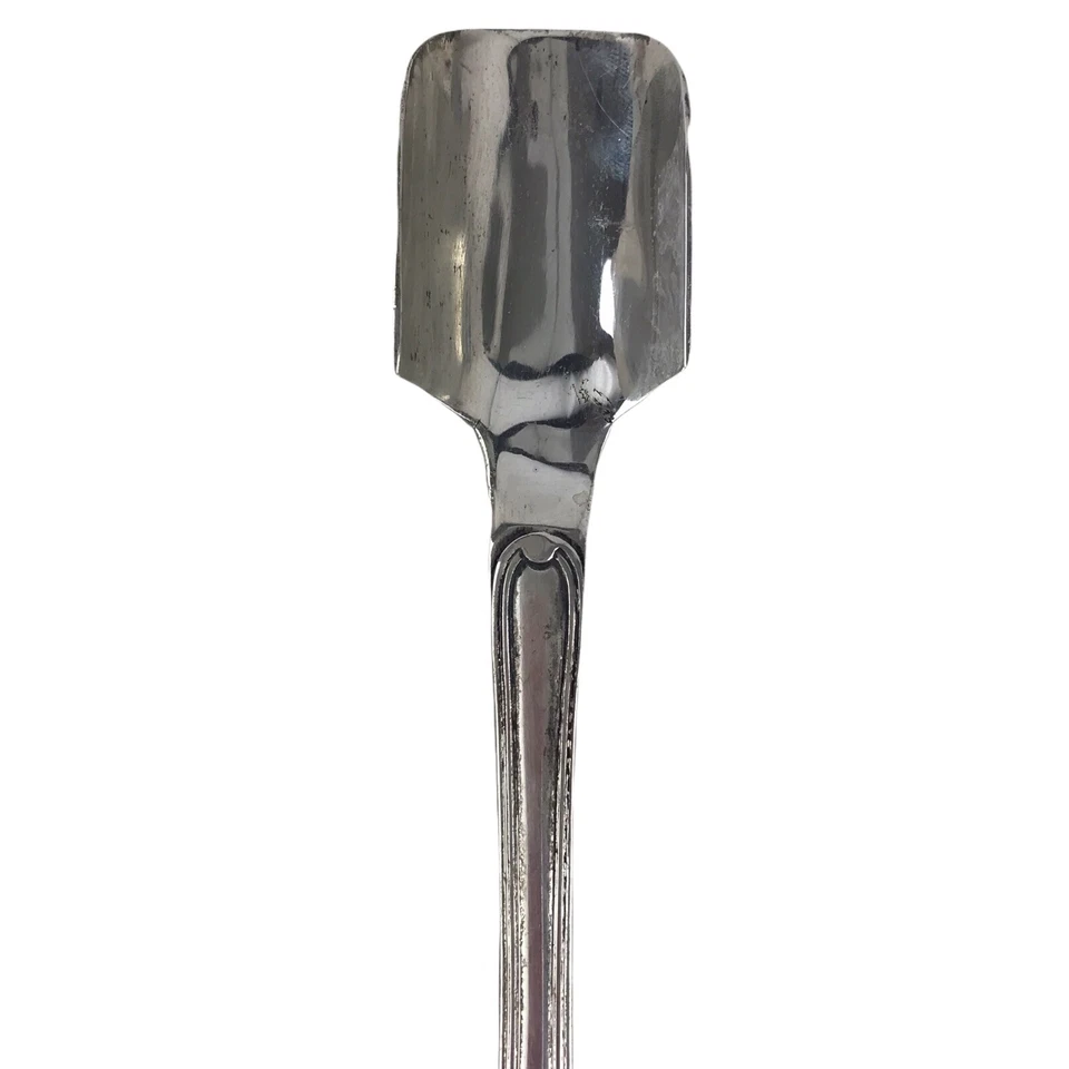 Antigua cuchara de queso de médula ósea de plata esterlina inglesa 1813 SH London Kings Foto 4 de 4