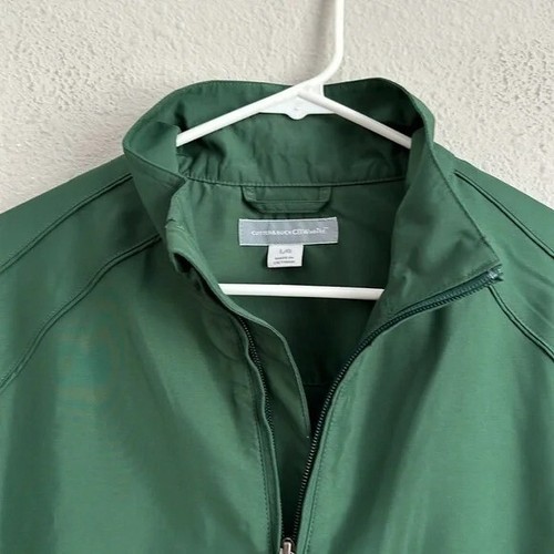 Cutter & Buck WindTec Full Zip Jacket Coat Windbreaker Womens Size L Green - Picture 5 of 7