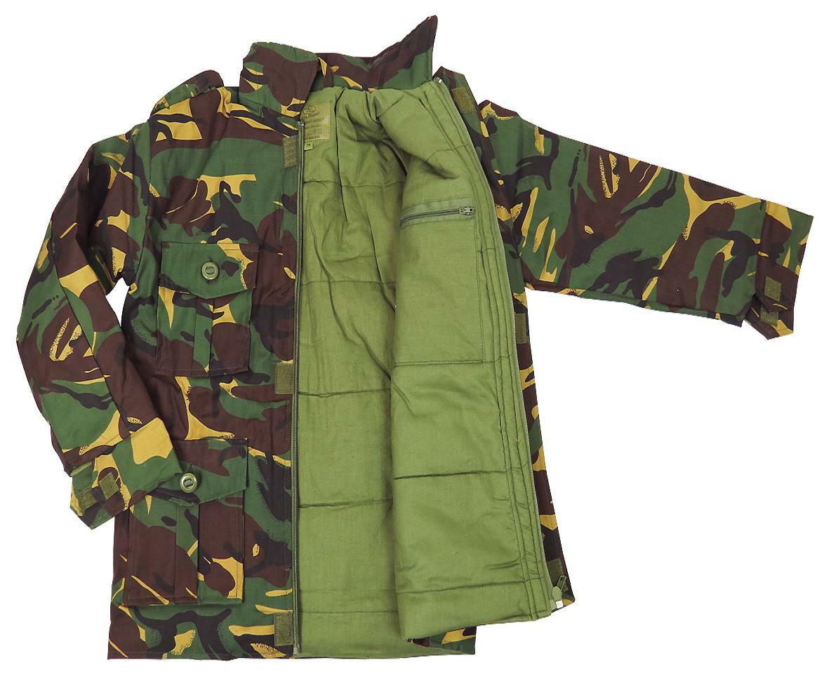 NEW ARMY PADDED COMBAT JACKET boys 3-4 tough military green camo