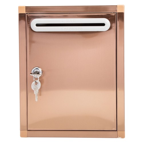 Drop Slot Wall Money Bank Wall Mailbox Wall Mount Letter Box Cards Post Box