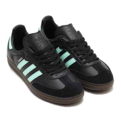 靴 adidas SAMBAOG CORE BLACK/CLEAR MINT/GUM adidas Originals Samba Og Core Black Clear Mint Gum JR7109