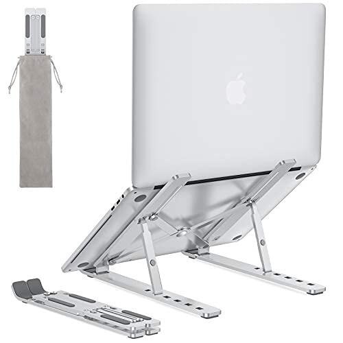 Portable Foldable Adjustable Metal Laptop Notebook Tablet Stand Holder - 第 40/42 張圖片