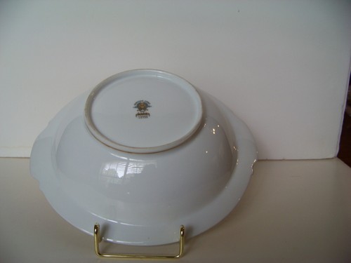 VINTAGE RARE NORITAKE JAPAN "ALEXIS" 10"D SERVING BOWL GOLD TRIMMED - Picture 6 of 8