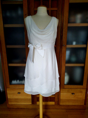 NEU* MARIE* zauberhaftes Kleid* Standesamt* Cocktail Party* weiß-ivory* Gr. 38