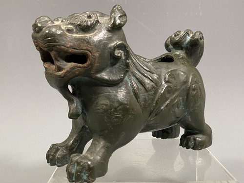 Fine RARE Chinese China Iron Foo Lion Shape Censer Ming Dynasty ca. 17th c. - Picture 2 of 12