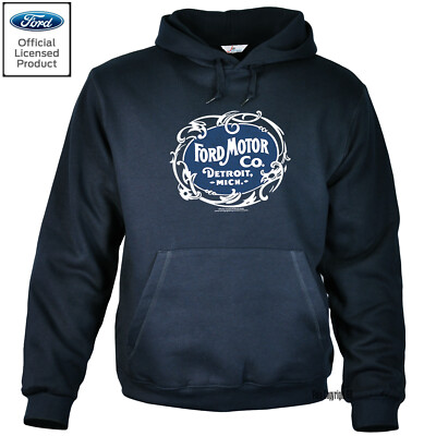 FORD Motor Co. Sweatshirt Hoodie classic Emblem Vintage US-Car licensed  *0205