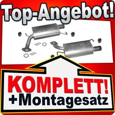 2x Endschalldämpfer für MAZDA 6 (GH) 2.0 2.5i Ab 07 Schrägheck Kombi Stufenheck