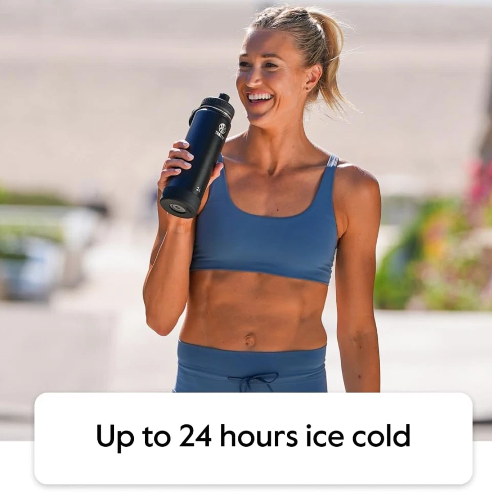 ️Takeya 22oz Actives Insulated Stainless Steel Water Bottle Spout Lid - black - Image 3 of 4