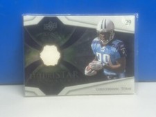 2008 Upper Deck Icons - Future Stars Materials Silver #FSM12 Chris Johnson