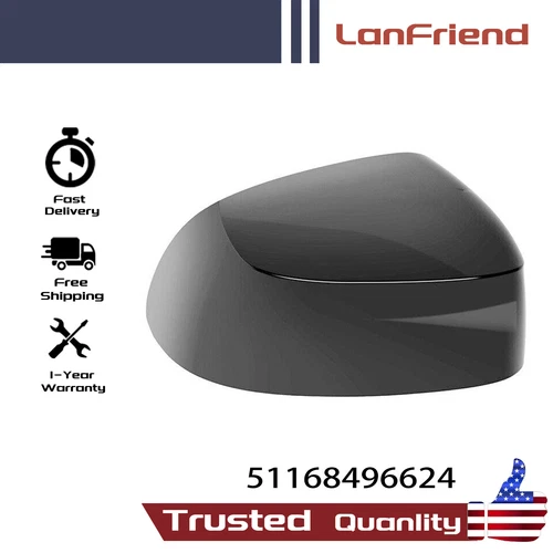 Right Passenger Side Mirror Upper Cover Fit BMW X3-G01/X4-G02/X5-G05/X6-G06