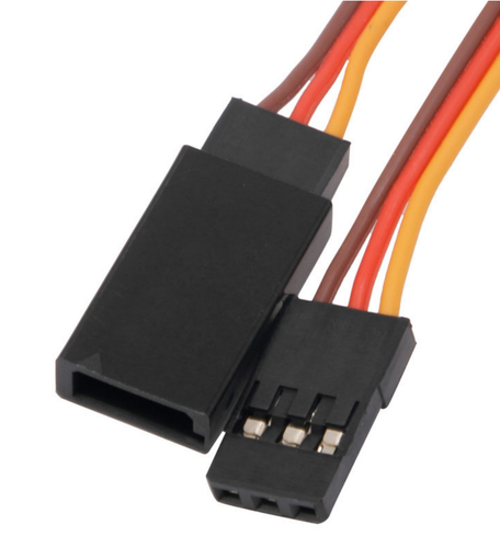 2x Servo Signal Kabel Umkehrer Reverser Schubumkehrer kompatibel Graupner Futaba - Bild 3 von 11